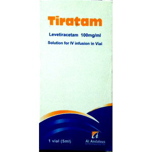 TIRATAM 500MG/5ML ( LEVETIRACETAM ) IV VIAL 